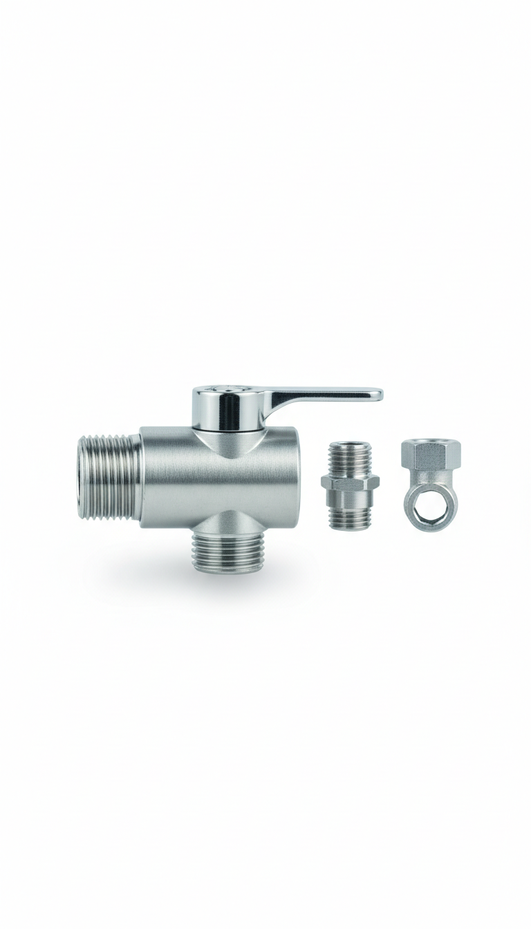 Stainless Steel Quick-Connect Adapter Leakproof