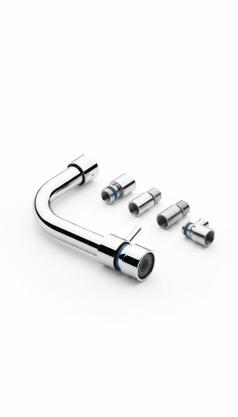 360° Rotating Tap Extender Chrome