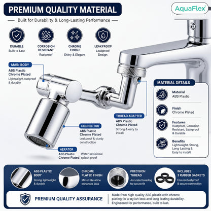 AquaFlex™ 1080° Rotating Faucet Extender