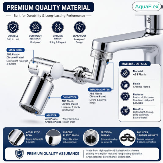 AquaFlex™ 1080° Rotating Faucet Extender