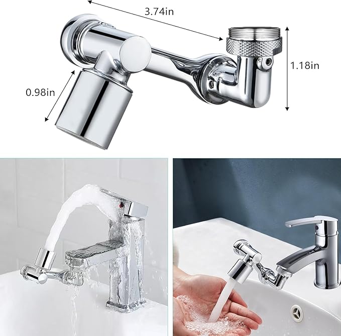AquaFlex™ 1080° Rotating Faucet Extender